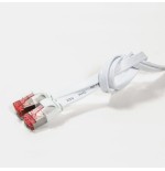 Cable logilink flach  de red rj45 u ftp cat6a 2.00m blanco