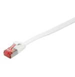 Cable logilink flach  de red rj45 u ftp cat6a 2.00m blanco