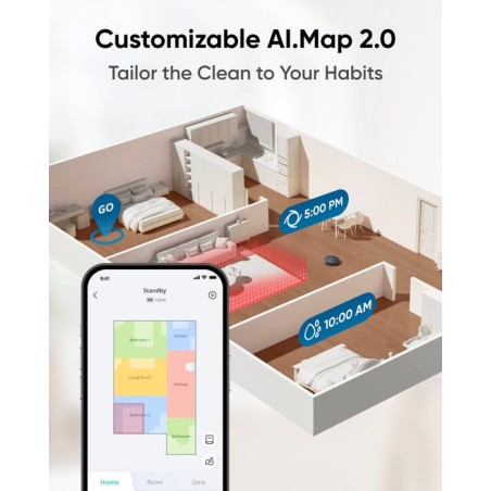 Robot de limpieza con estación de vaciado automático eufy x10 pro omni