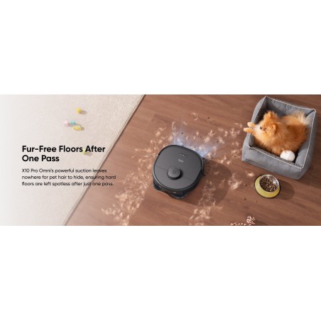 Robot de limpieza con estación de vaciado automático eufy x10 pro omni