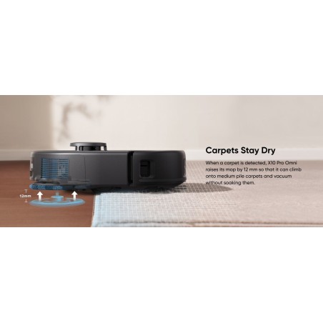 Robot de limpieza con estación de vaciado automático eufy x10 pro omni