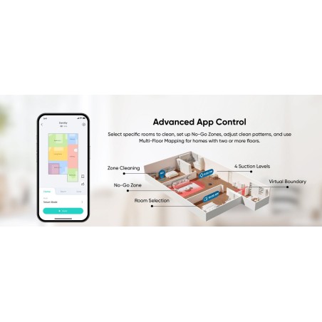 Robot de limpieza con estación de vaciado automático eufy x10 pro omni