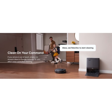 Robot de limpieza con estación de vaciado automático eufy x10 pro omni