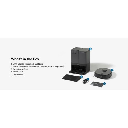 Robot de limpieza con estación de vaciado automático eufy x10 pro omni