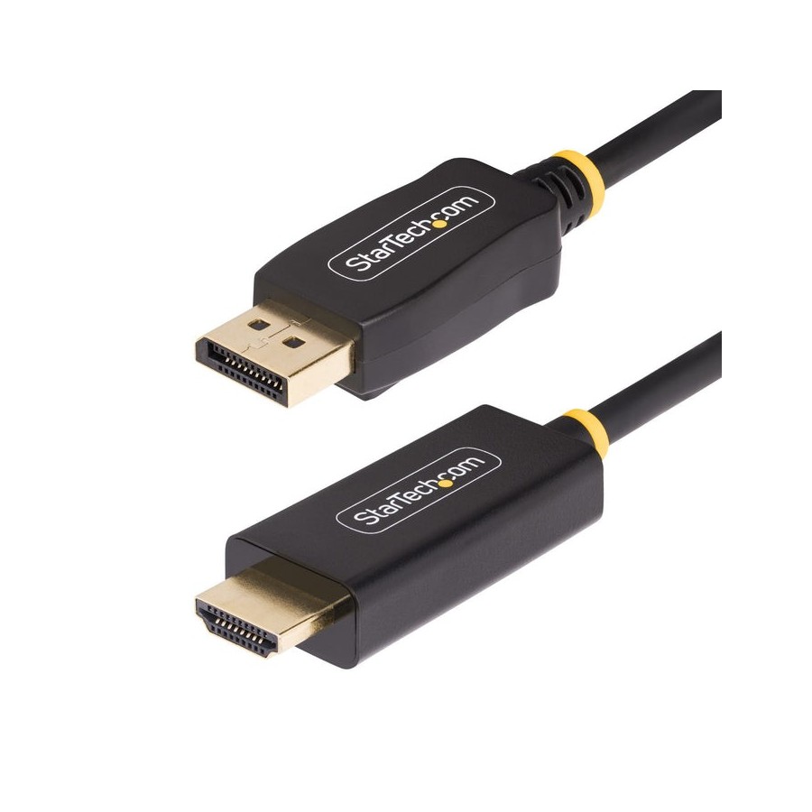 Cable startech.com 3.3ft (1m) displayport to hdmi adaptador , 4k 60hz with hdr, dp to hdmi 2.0b, active video converter, di