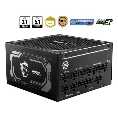Fuente alimentacion msi mag a1250gl gaming atx 1250w