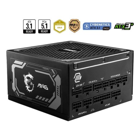 Fuente alimentacion msi mag a1250gl gaming atx 1250w