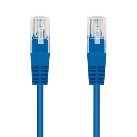 Nanocable cable de red rj45 cat.5e utp awg24 1m - azul