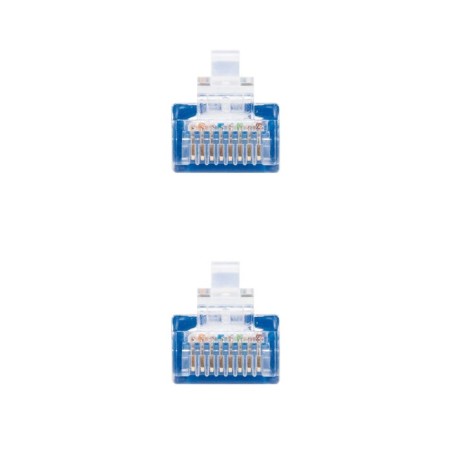 Nanocable cable de red rj45 cat.5e utp awg24 1m - azul