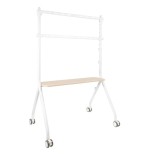 Soporte suelo ruedas "ilove" pantalla 49-80'' blanco tooq