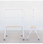 Soporte suelo ruedas "ilove" pantalla 49-80'' blanco tooq
