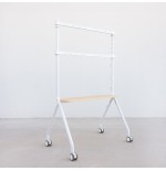 Soporte suelo ruedas "ilove" pantalla 49-80'' blanco tooq