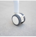 Soporte suelo ruedas "ilove" pantalla 49-80'' blanco tooq