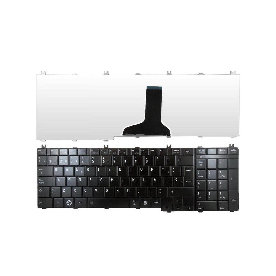 Teclado para portátil toshiba satellite c650 c660