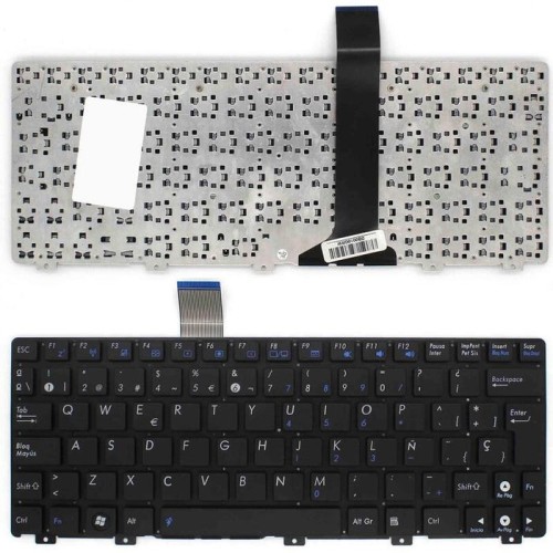 Teclado para portátil asus eeepc 1015ped 1025c negro