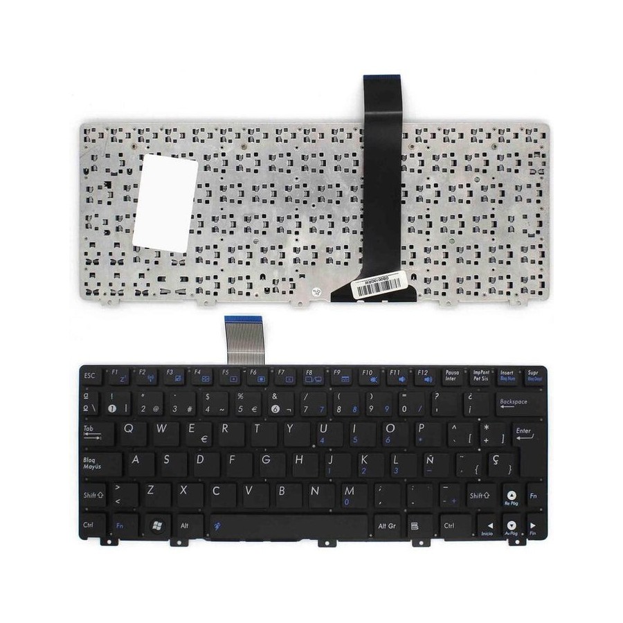 Teclado para portátil asus eeepc 1015ped 1025c negro