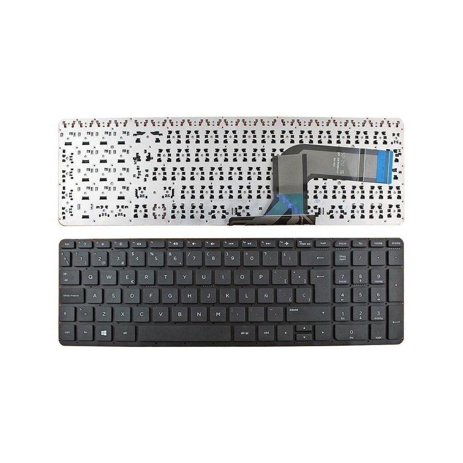 Teclado para portátil hp 17 f053ns 17 f151ns 17 f153ns 17 f200ns 17 f202ns español