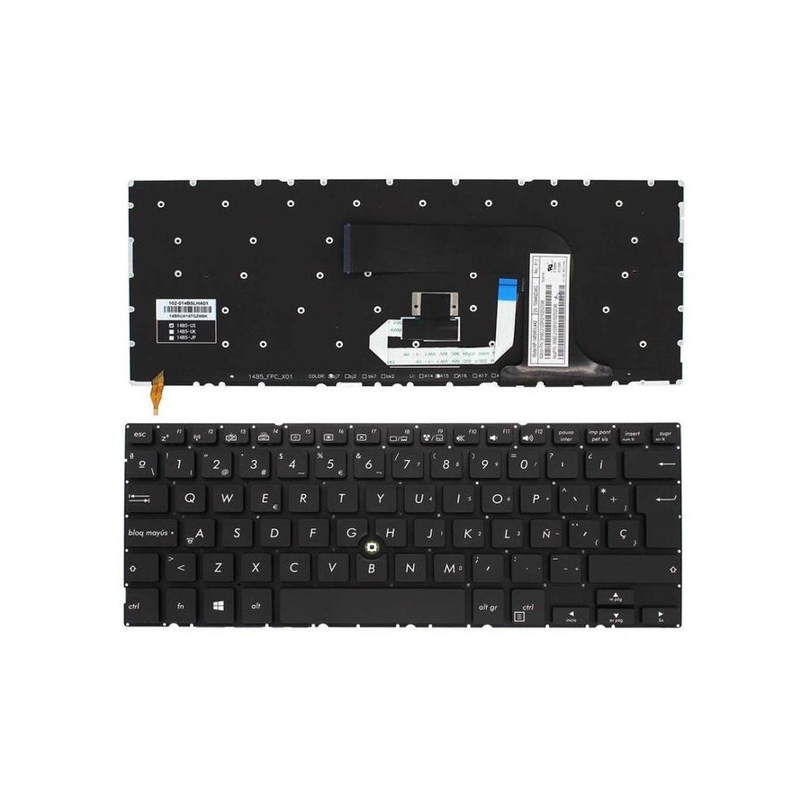 Teclado para portátil asuspro advanced bu201
