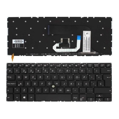Teclado para portátil asuspro advanced bu201