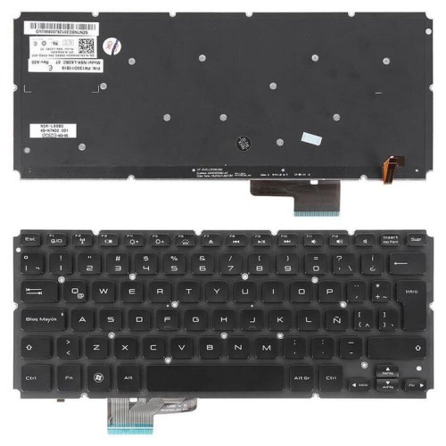 Teclado para portátil dell xps 14 l421x 15 l521x