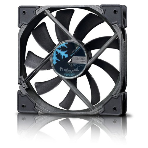 Ventilador pc fractal design venturi hp-14 pwm  14 cm negro, gris