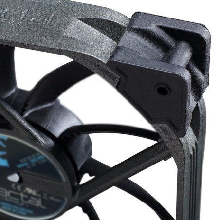 Ventilador pc fractal design venturi hp-14 pwm  14 cm negro, gris