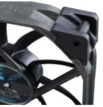 Ventilador pc fractal design venturi hp-14 pwm  14 cm negro, gris