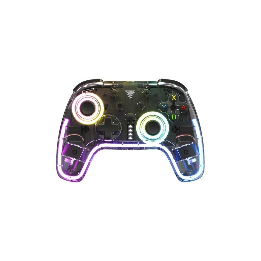 Dragonshock orion glow negro bluetooth gamepad analógico/digital nintendo switch