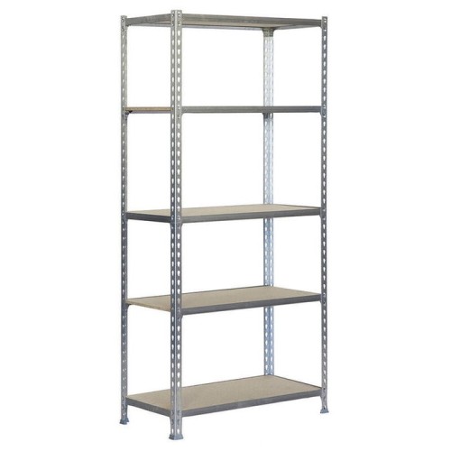 Estantería mader 167.4x71x31cm 5b galva/madera 75kg simon rack