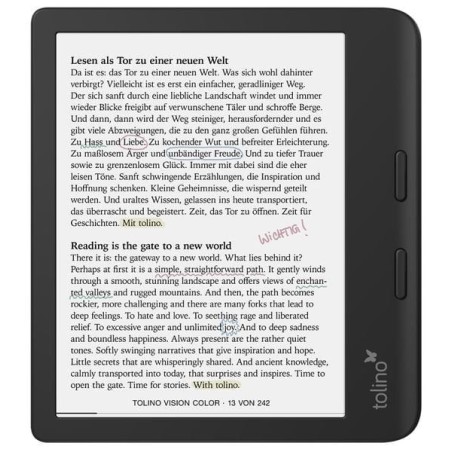 Tolino 4016621130183 lectore de e-book pantalla táctil wifi negro