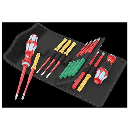 Destornillador  wera vde stainless 17 extra slim 1, 05006631001 rojo/azul