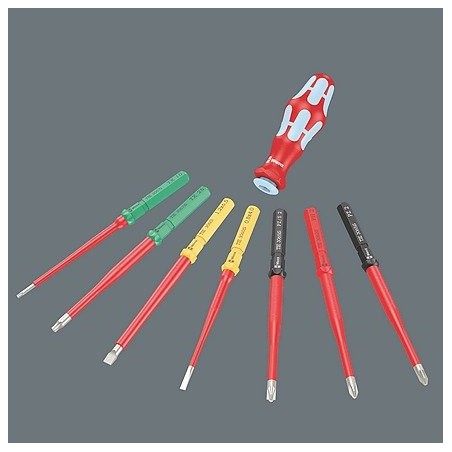 Destornillador  wera vde stainless 17 extra slim 1, 05006631001 rojo/azul