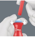 Destornillador  wera vde stainless 17 extra slim 1, 05006631001 rojo/azul