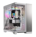 Caja pc corsair cc-9011285-ww midi tower gris, blanco