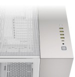 Caja pc corsair cc-9011285-ww midi tower gris, blanco