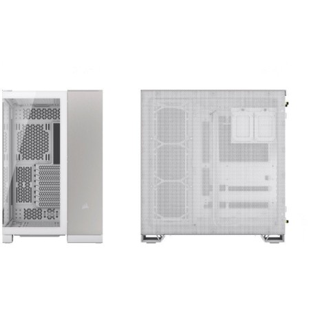 Caja pc corsair cc-9011285-ww midi tower gris, blanco