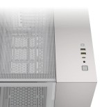 Caja pc corsair cc-9011289-ww  midi tower gris, blanco