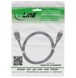 Inline® hdmi cable, hdmi high speed with ethernet, macho / male, negro, 3m