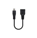 Nanocable cable micro usb 2.0 otg macho a usb-a hembra 15cm