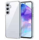 Funda antigolpes premium para samsung galaxy a54 5g acrílico anti-amarillo transparente