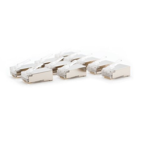 Nanocable conector para cable de red rj45 cat.5e ftp 8 hilos 10uds.