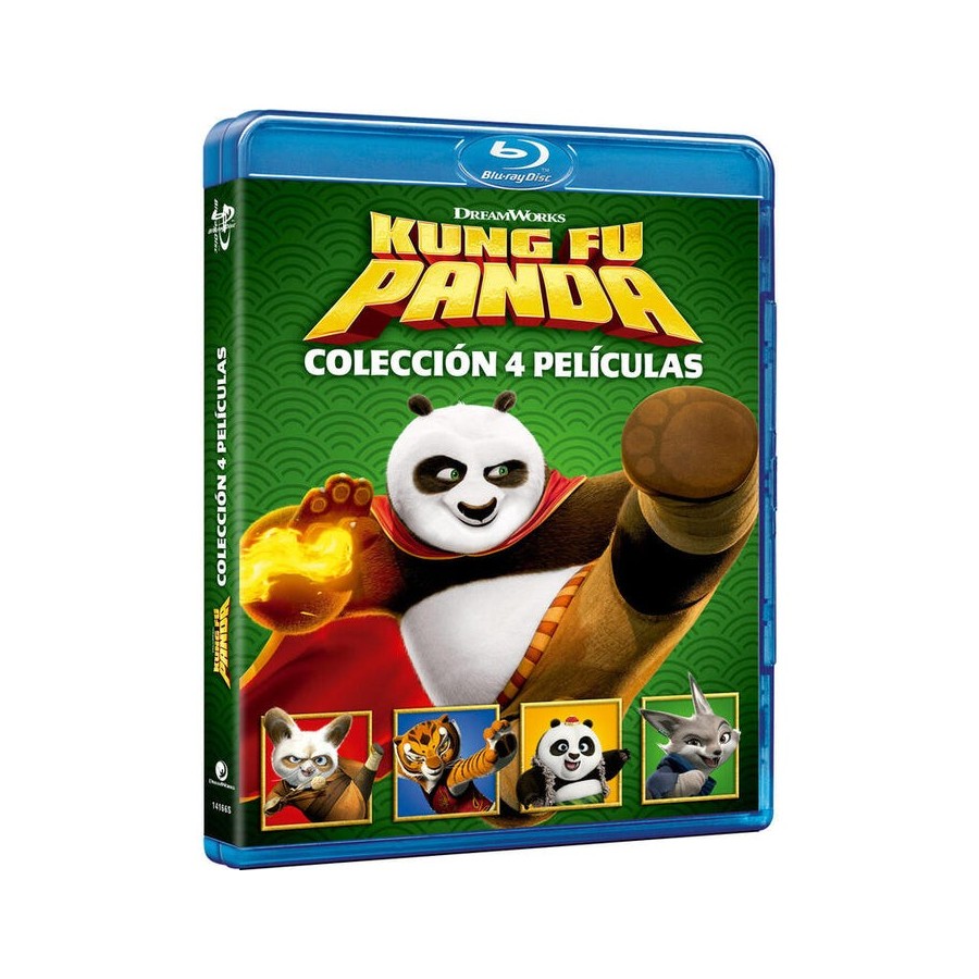 Pelicula kung fu panda pack 1-4  - bd blu-ray