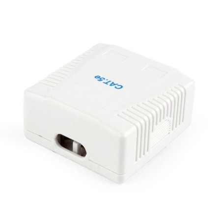 Gembird ncac-2f5e-01 cat5e ftp 2-port surface mount box