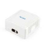Gembird ncac-2f5e-01 cat5e ftp 2-port surface mount box