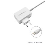 Cargador qoltec 51039 65w 5 20.3v 2 3.25a usb tipo c pd white