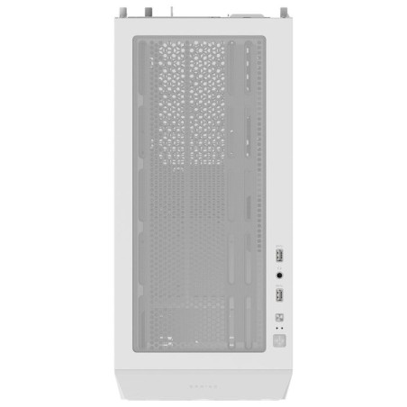Caja  pc gigabyte c102 giass ice  blanca, cristal templado cb-c102gi
