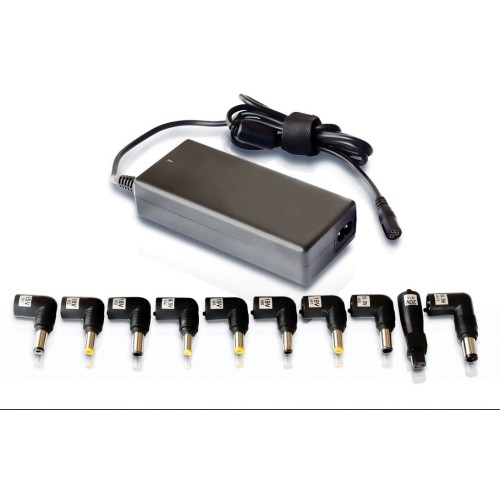 Cargador de portátil leotec home 90w automático 12 conectores voltaje 15-20v