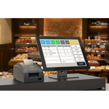 Impresora de ticket matricial epson tm-u220iib con corte automático. conexión rs232. color negro.
