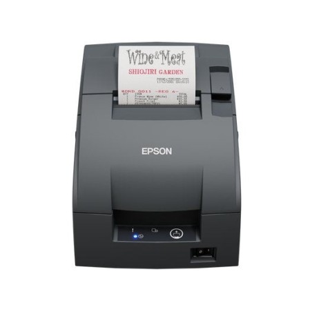 Impresora de ticket matricial epson tm-u220iib con corte manual. conexión ethernet. color negro.