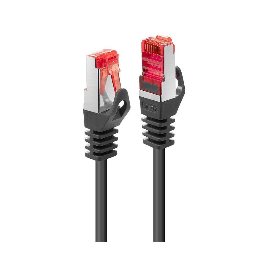 Cable lindy  de red cat6 s ftp basic negro 7.50m